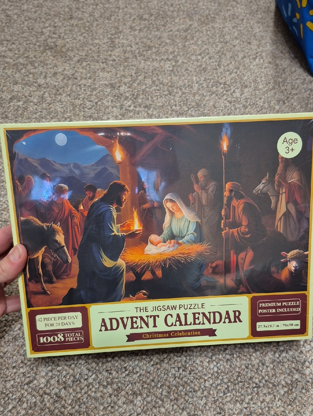 Advent Calendar Jigsaw Puzzle - Nativity Scene 1008 Piece